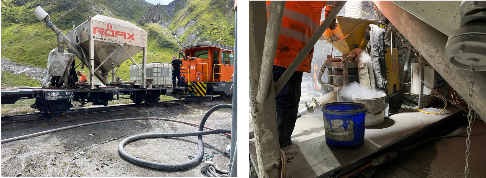 die Sache mit dem Spritzbeton